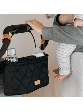 Stroller Organizer Bag Caddy With Cup Holders Universal Fit Baby Stroller Access
